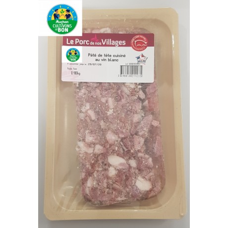 - Paté de tête au vin blanc Label Rouge Auchan Cultivons le bon