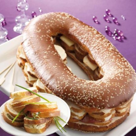 Pain Surprise Chiffre 0 Special Anniversaire 40 Toasts Auchan