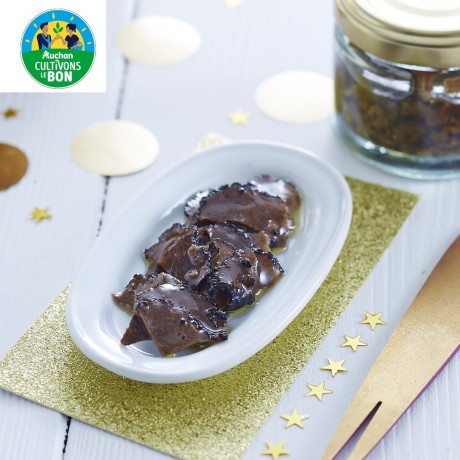 - Carpaccio de truffes d'été 50 %, aromatisé Auchan Cultivons le bon