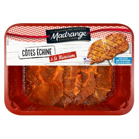 - Côtes de porc marinées à la mexicaine
