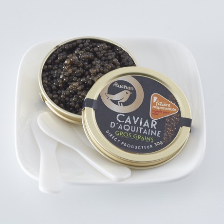 - Caviar d'Aquitaine Gros grains Filière responsable Auchan