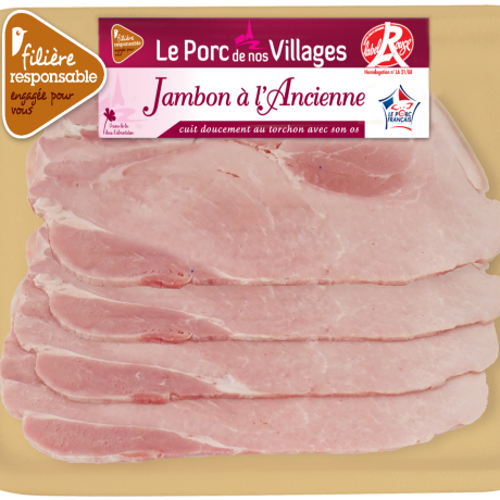 - Jambon à l'ancienne Label Rouge Filière responsable Auchan