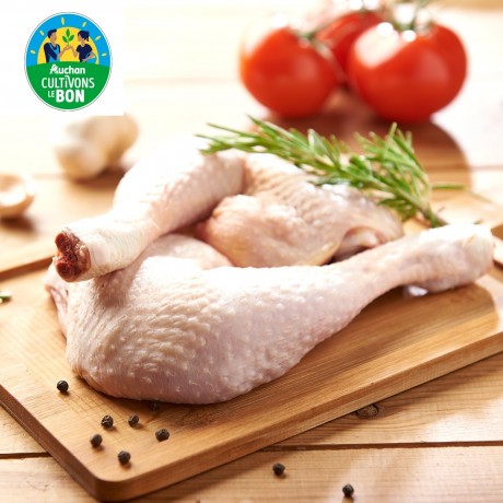 - Cuisse de poulet blanc de Lyré Bio Auchan Cultivons le bon