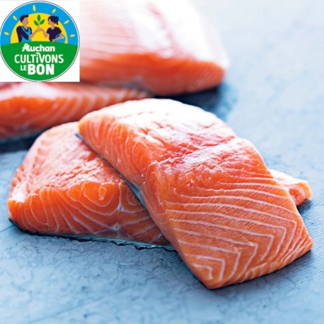 - Pavés de saumon Atlantique Auchan Cultivons le bon