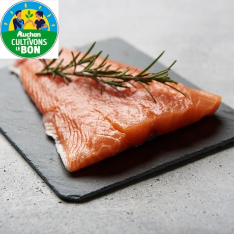 - Filet de saumon Atlantique Auchan Cultivons le bon