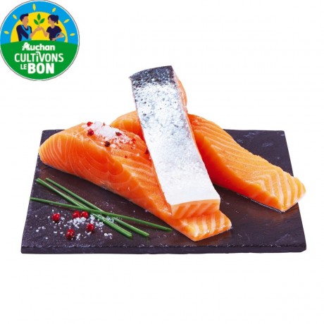 Pavé de saumon Atlantique Auchan Cultivons le bon