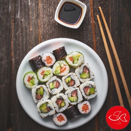 - Sushi gourmet - California saumon & maki mixte
