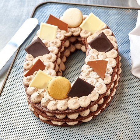 - Chiffre 0 Number cake chocolat