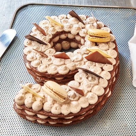 - Chiffre 9 Number cake chocolat