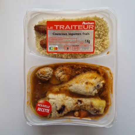 Couscous complet aux légumes frais