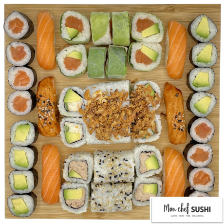 - Mon chef sushi - Happy méga mix 46 pièces