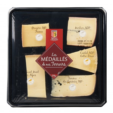 - Plateau 5 fromages Les médailles de nos terroirs