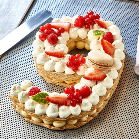 - Chiffre 9 Number cake Millefeuille