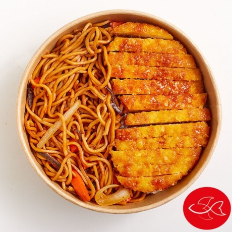 - Sushi gourmet - poulet katsu & nouilles sautées
