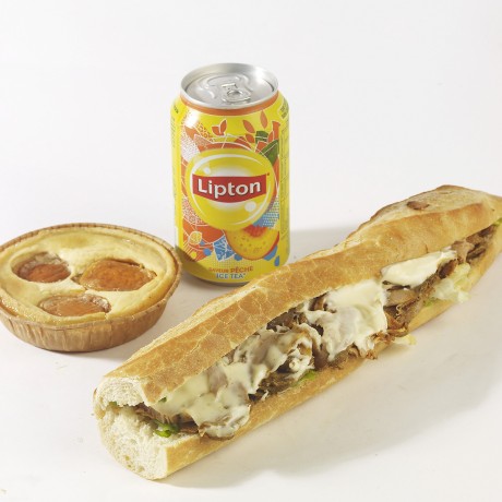 formule poulet epice sandwich baguette boisson dessert auchan traiteur