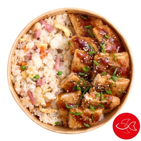 - Sushi gourmet - poulet katsu & riz cantonnais