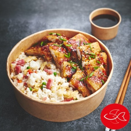 - Sushi gourmet - poulet katsu & riz cantonnais