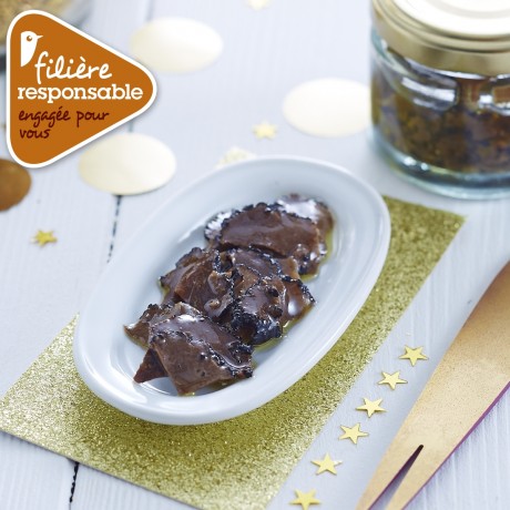 - Carpaccio de truffes d'été 50 %, aromatisé Filière responsable Auchan