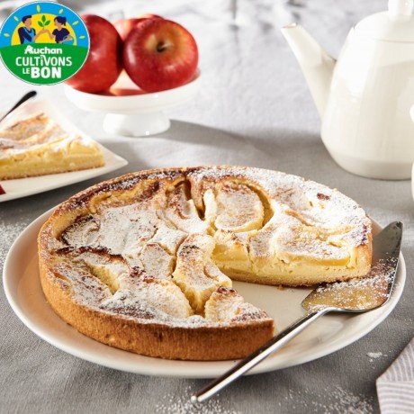 - Tarte aux pommes normande Auchan Cultivons le bon