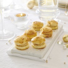 Mini-burgers feuilletés saumon