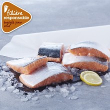 - 6 pavés de saumon Atlantique Filière responsable Auchan