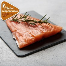 - Filet de saumon Atlantique Filière responsable Auchan