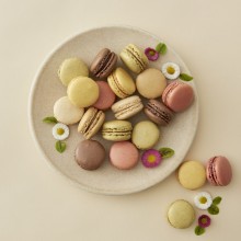 Macarons assortis 6 parfums 