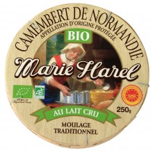 - Camembert de Normandie Bio au lait cru AOP Marie Harel