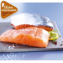 - Pavés de saumon Atlantique Filière responsable Auchan