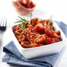 - Tomates confites marinées
