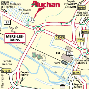 Plan d'accès MERS-LES-BAINS