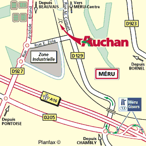 Plan d'accès MERU