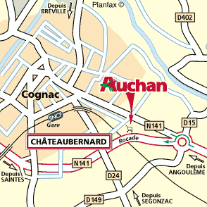 Plan d'accès COGNAC