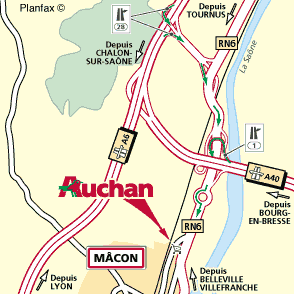 Plan d'accès MÂCON