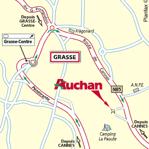 Plan d'accès GRASSE