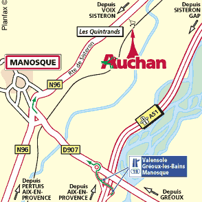 Plan d'accès MANOSQUE