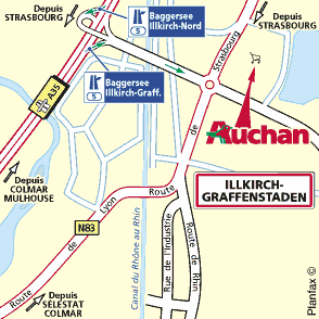 Plan d'accès ILLKIRCH