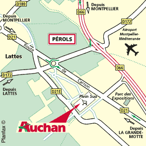 Plan d'accès MONTPELLIER